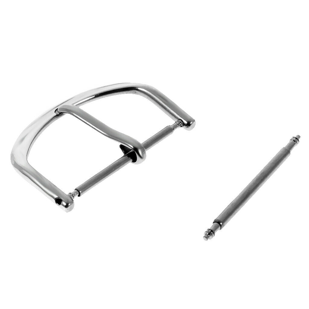 3 Pieces/ Lot Watch Band Parts Pin Buckle Stainless Steel Replacement Clasp