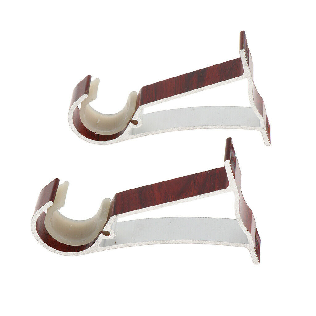 Aluminum Alloy Roman Pole Curtain Single Bracket Top Side mounted  Color_2