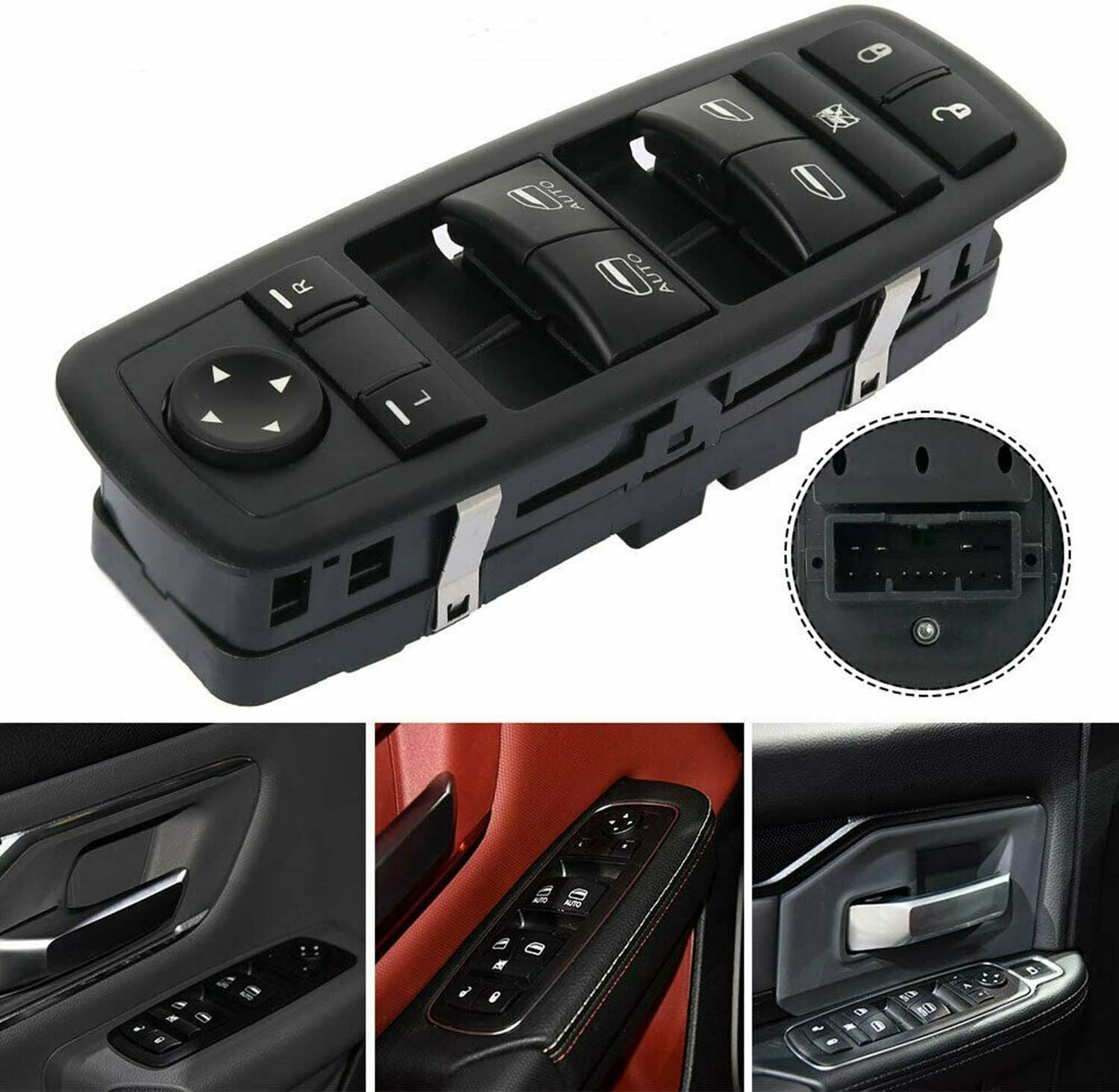 Front Left Master Window Switch For Dodge Charger 200 300 Ram 4 Door 2011-2017