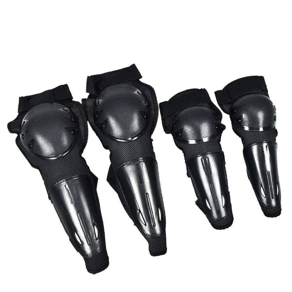 Motorcycle Protective Racing Gear Knee/Elbow Guards Protector Pads