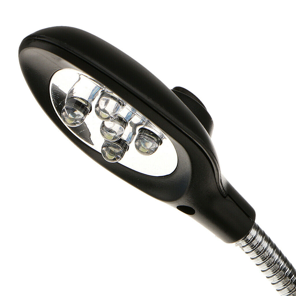 LED Magnifier Magnifying Glass with Clamp and Clips for Repair, Modeling