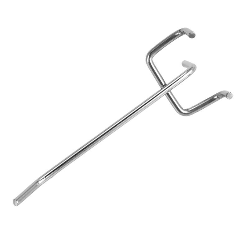25Pcs 100Mm Pegboard Hooks Slat Wall Retail Display Shop Peg Hang Fits Home HaW5