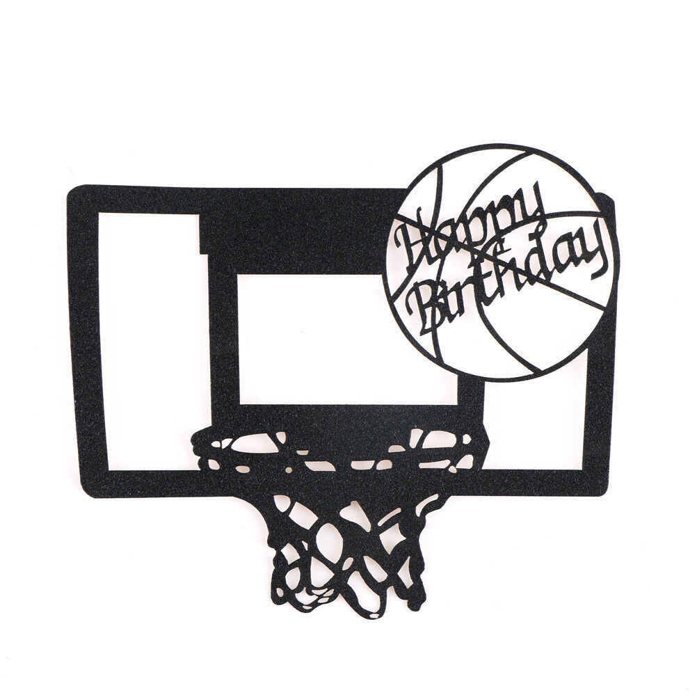 1x basketball cake cupcake topper cake flags boy birthday party deco.l8