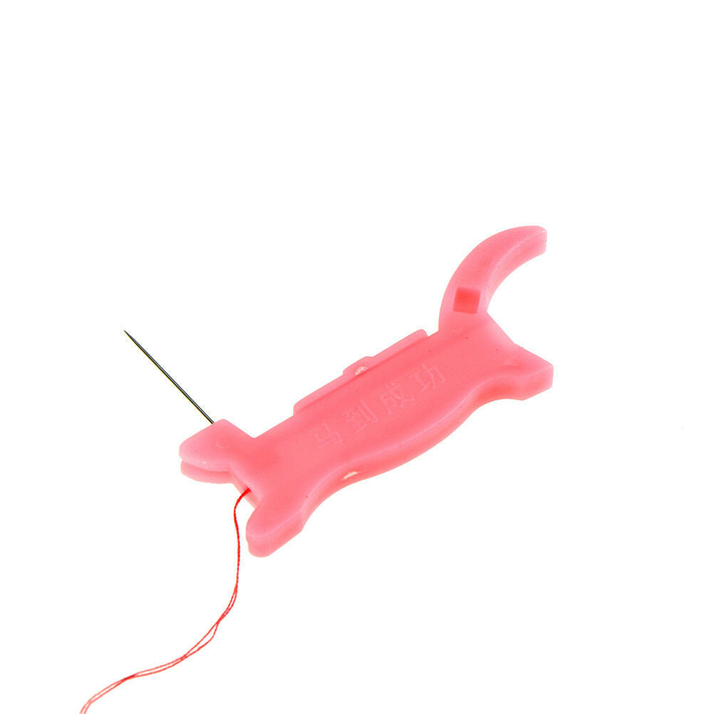 3X Horse Elderly Use Automatic Sewing Needle Device Threader Thread Guide .l8