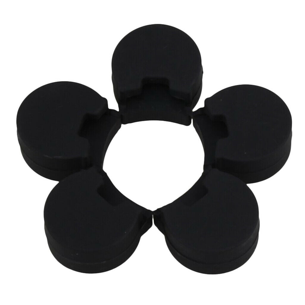 Black 10mm/0.39'' Rubber Thumb Rest Cushion Pad Protector for Clarinet Oboe