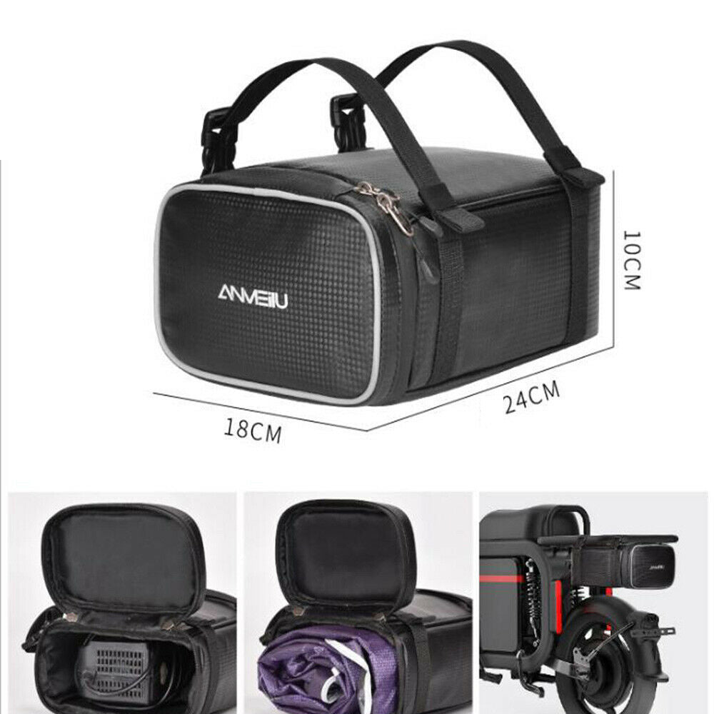 Tail Bag Pannier Bag For NIU GOVA F0/Ninebot GOVA G0 F0 Electric Cycling Black