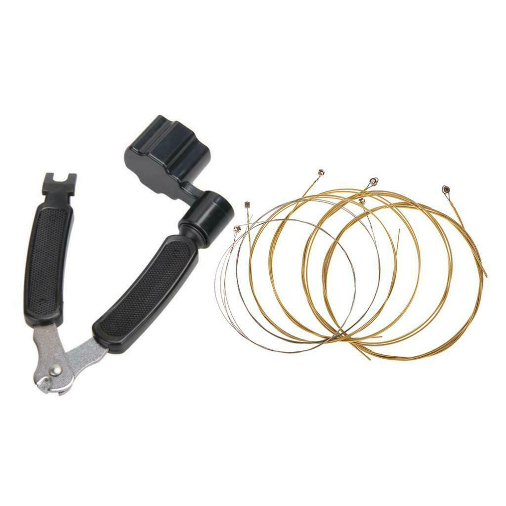 Multi-function Guitar Tool, 3-in-1, String Set with    String Crank with String