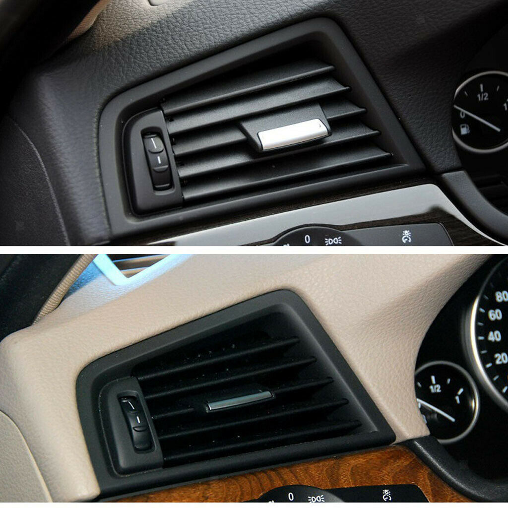 Black Dashboard Left Side Air Vent Grille Grills for  Series 5 F10 F11