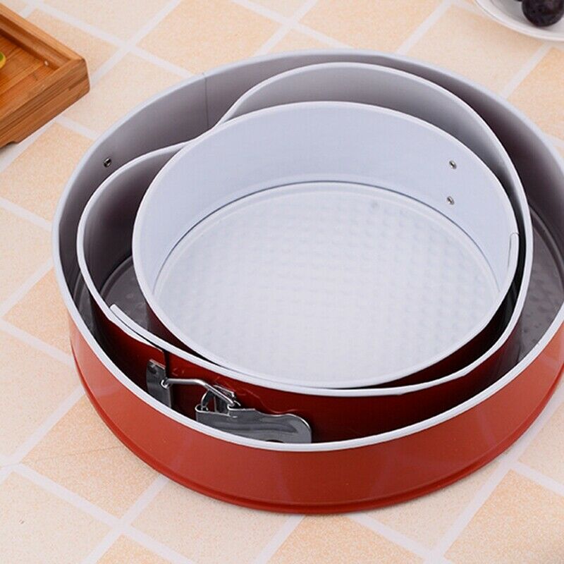 Non-Stick Cake Pan Baking Cake Mold with Removable Bottom Round Heart Square SD1