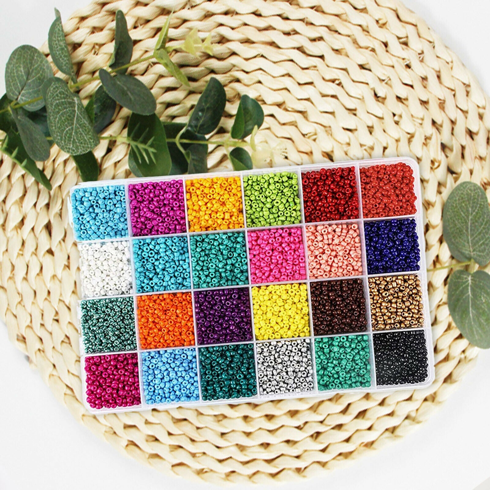 Glass Beads Loose Jewelry Making Charms Beads for Bracelet Beading DIY Craft