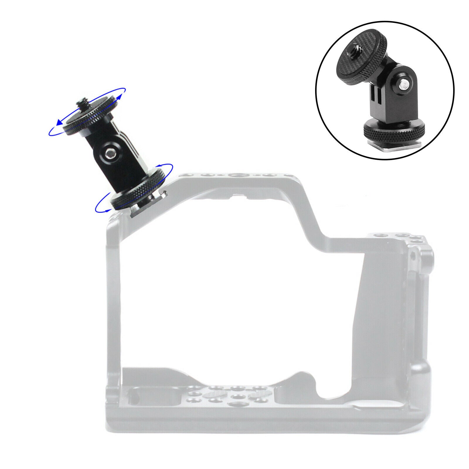 Metal 360 Degree Rotating Panoramic Ball Head Pan Ball Head Slider Camcorder