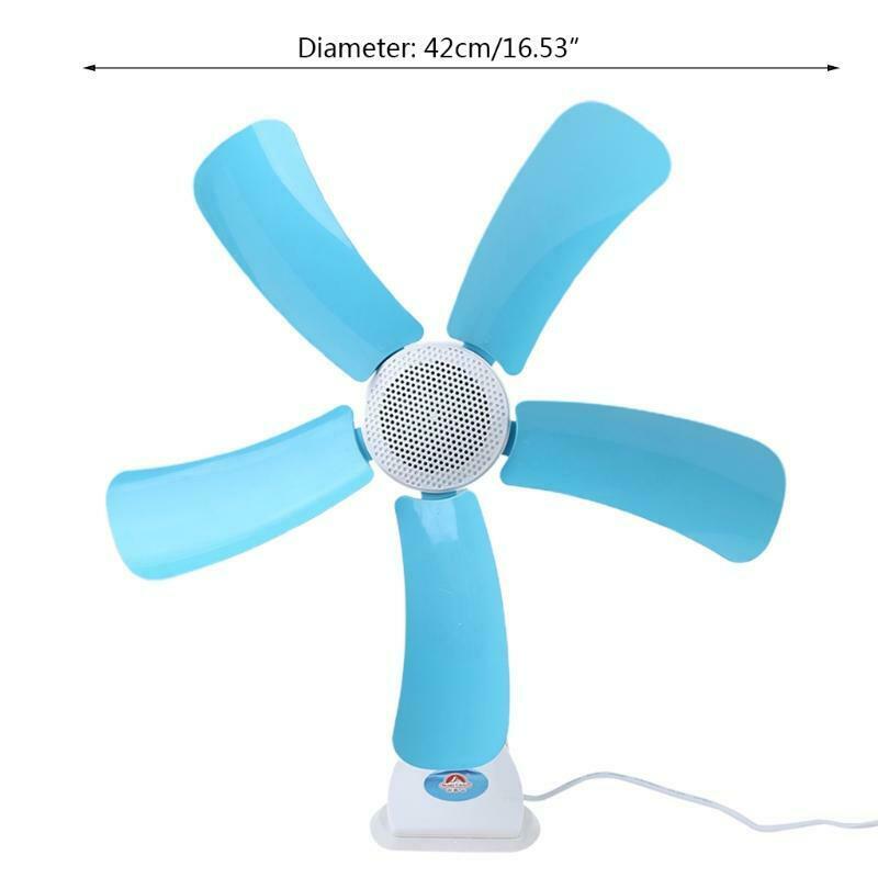 220V 16.53inch Clip on Fan Quiet operation Desk Fan for Office Dorm Bedroom