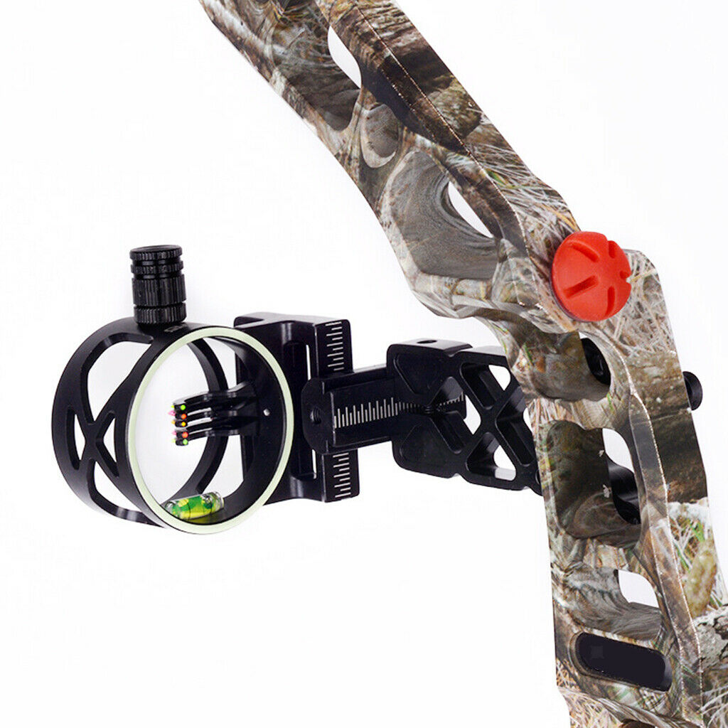 Bow Sight Slider Compound Bow Aim Right/Left Handed Training Aids Black
