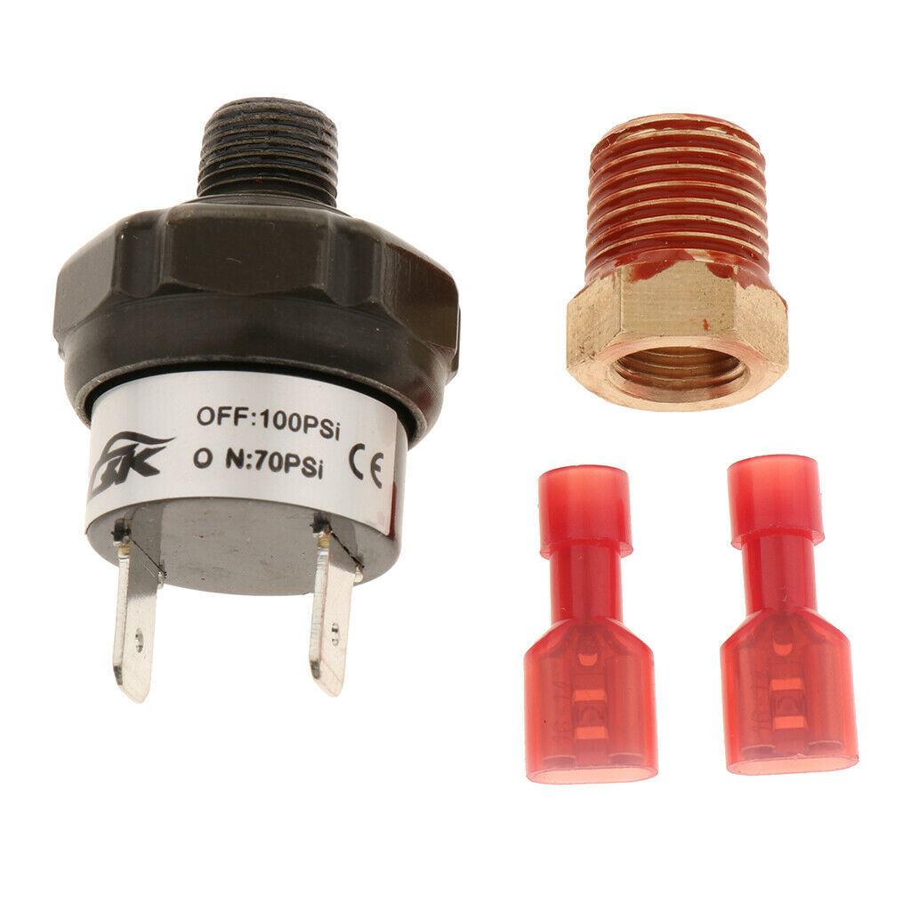 70/100 PSI 12-24V Heavy Duty Air Pressure Control Switch Train Horn Compressor