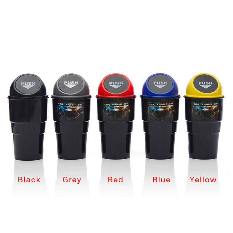 Car Garbage Can Car Trash Can Garbage Dust Case Holder Bin Car Basket Blue l Tt