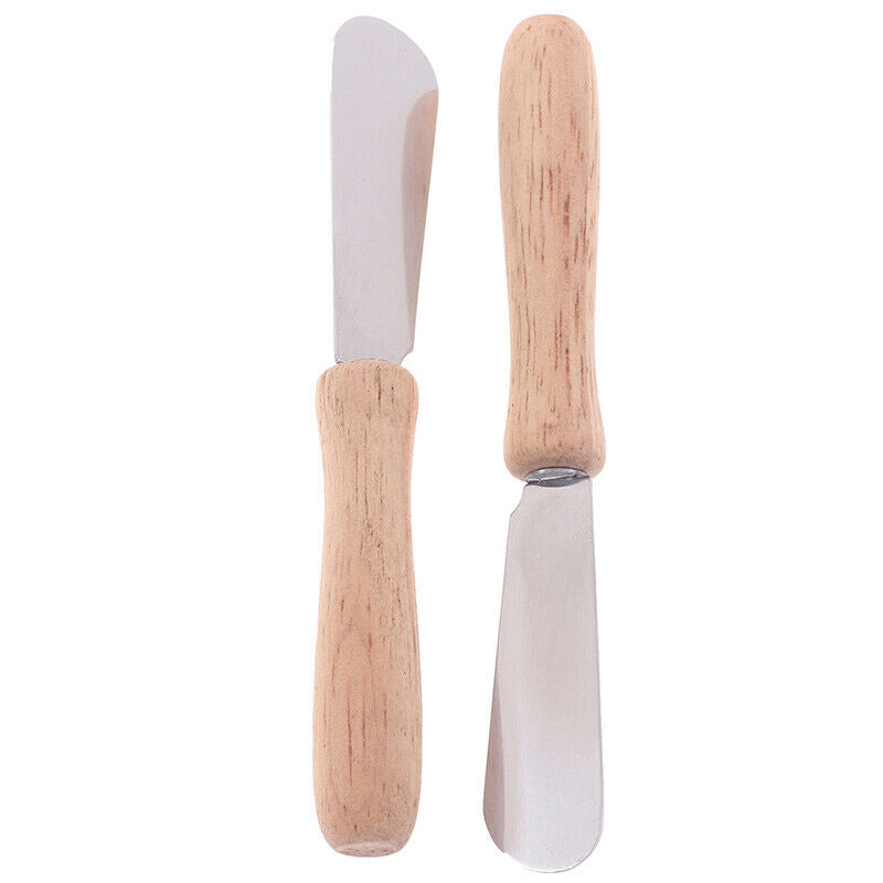 2pcs Stainless Steel Cheese Butter Spatula Child Kid Sandwich Cheese Slic.l8