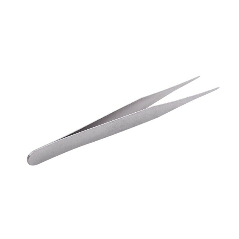 Tweezers tweezers doctor pliers Tweezers antistatic Metal curve round straightX5
