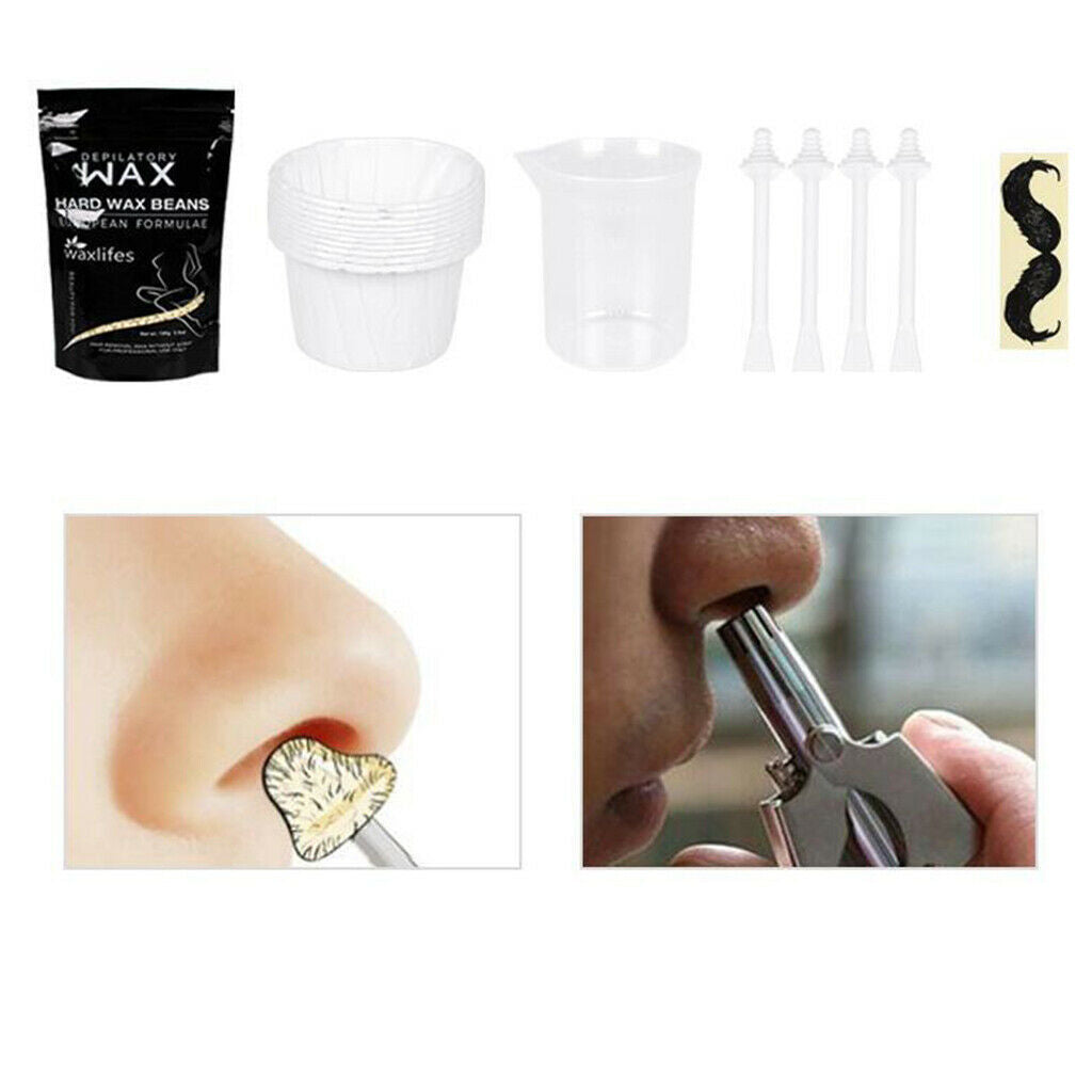 Skin Friendly Gentle yet Painless Professional Nose Wax Kit for Lips Nose