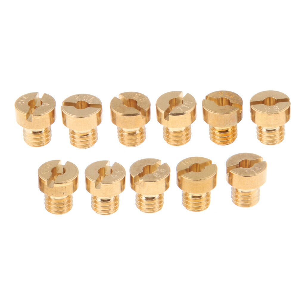 11pcs Carburetor Main Jet Replacement Part For PWK  OKO CVK 85-114