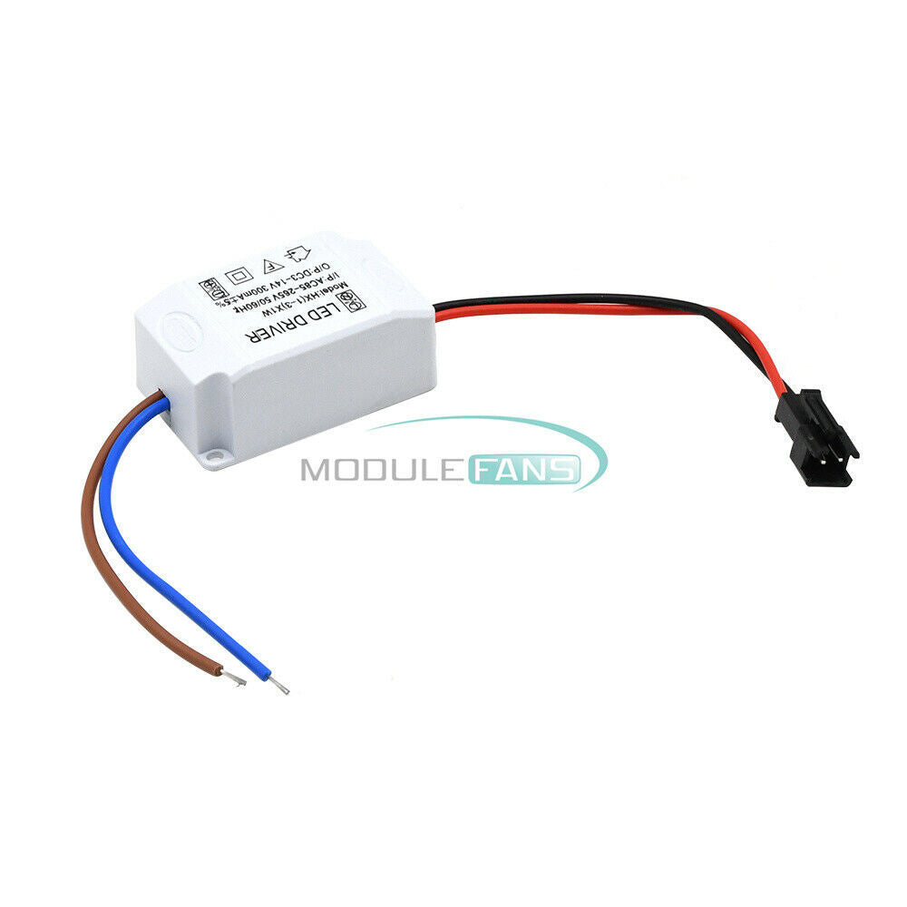 AC 85V-265V to DC 12V LED Electronic Transformer Power Supply Driver 3X1W
