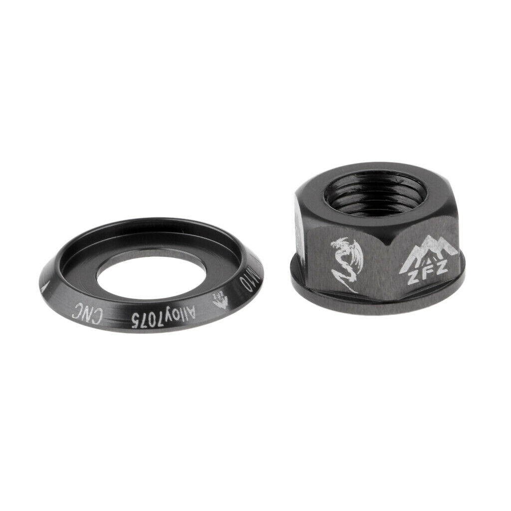 2Pc Track Wheel Nuts  Fixie Quick Release M10 Axle Screw For Rear Hub
