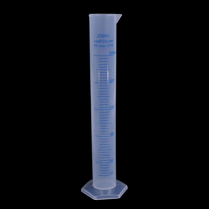 250ml measuring cylinder blue scale acid and alkali resistant measuring cylin SJ