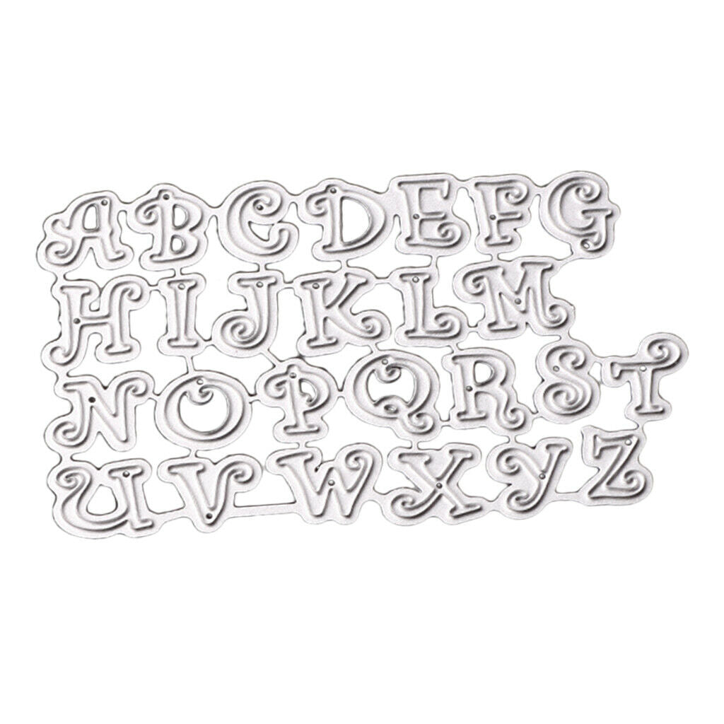 Alphabet Metal Cutting Dies Stencil Scrapbooking Paper Card Embossing Craft
