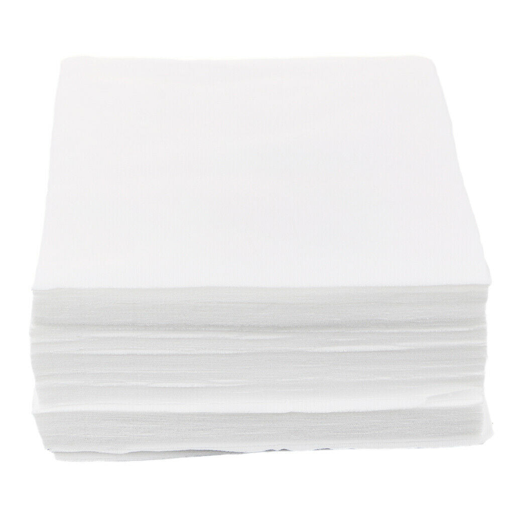 150Pcs Cleanroom Wiper Dustless Fiber Cloth White 15x15CM 6''