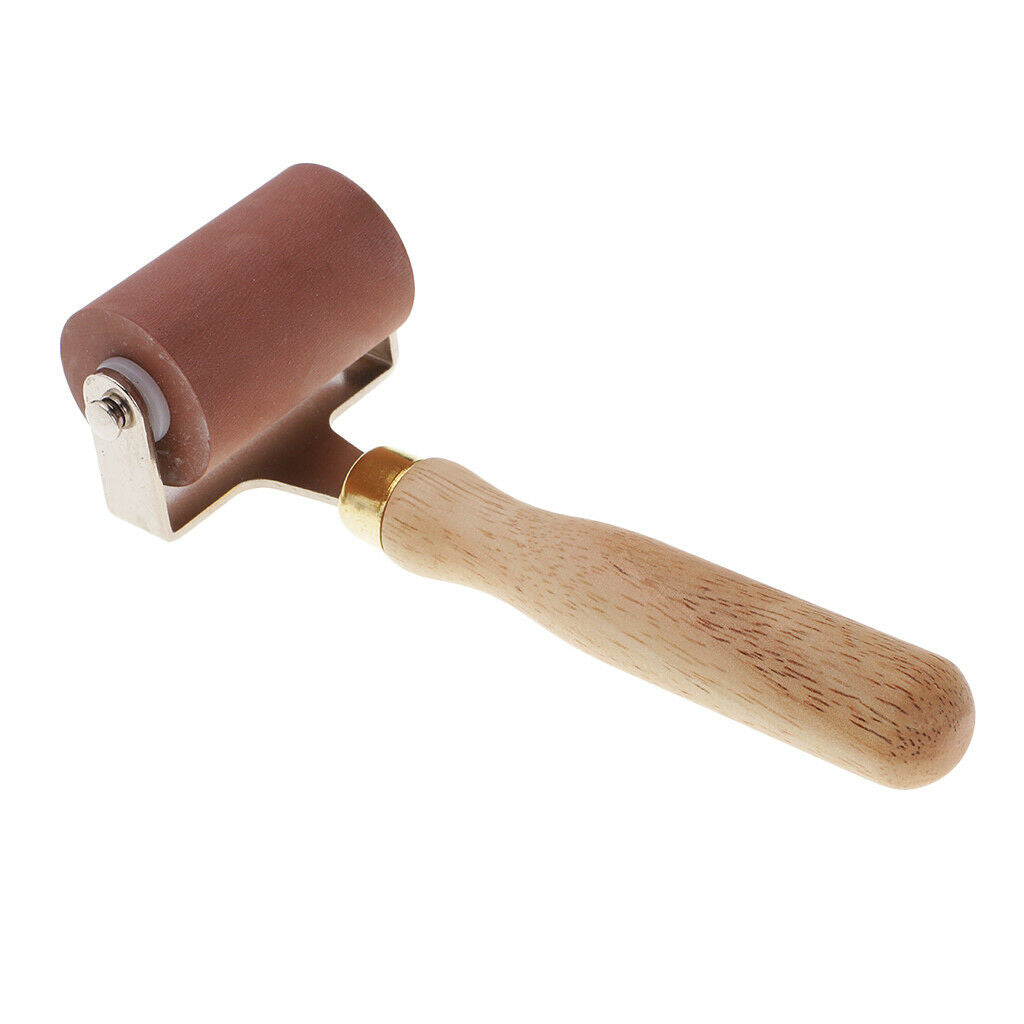 Durable Professional Black Practical Rubber Roller Brayer Painting
