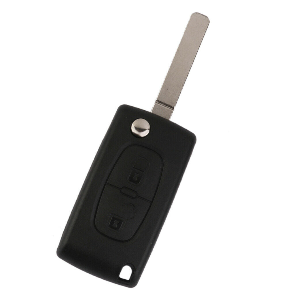 2-Button Remote Key Shell Case With  For Citroen C2/C3/C4/C5/C6