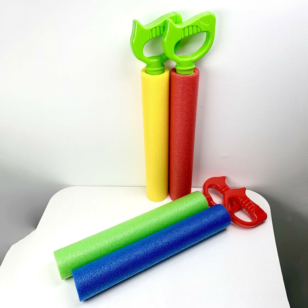 4/Set Foam Water Guns Pool Garden Backyard Water Play Sand Toys for Toddlers