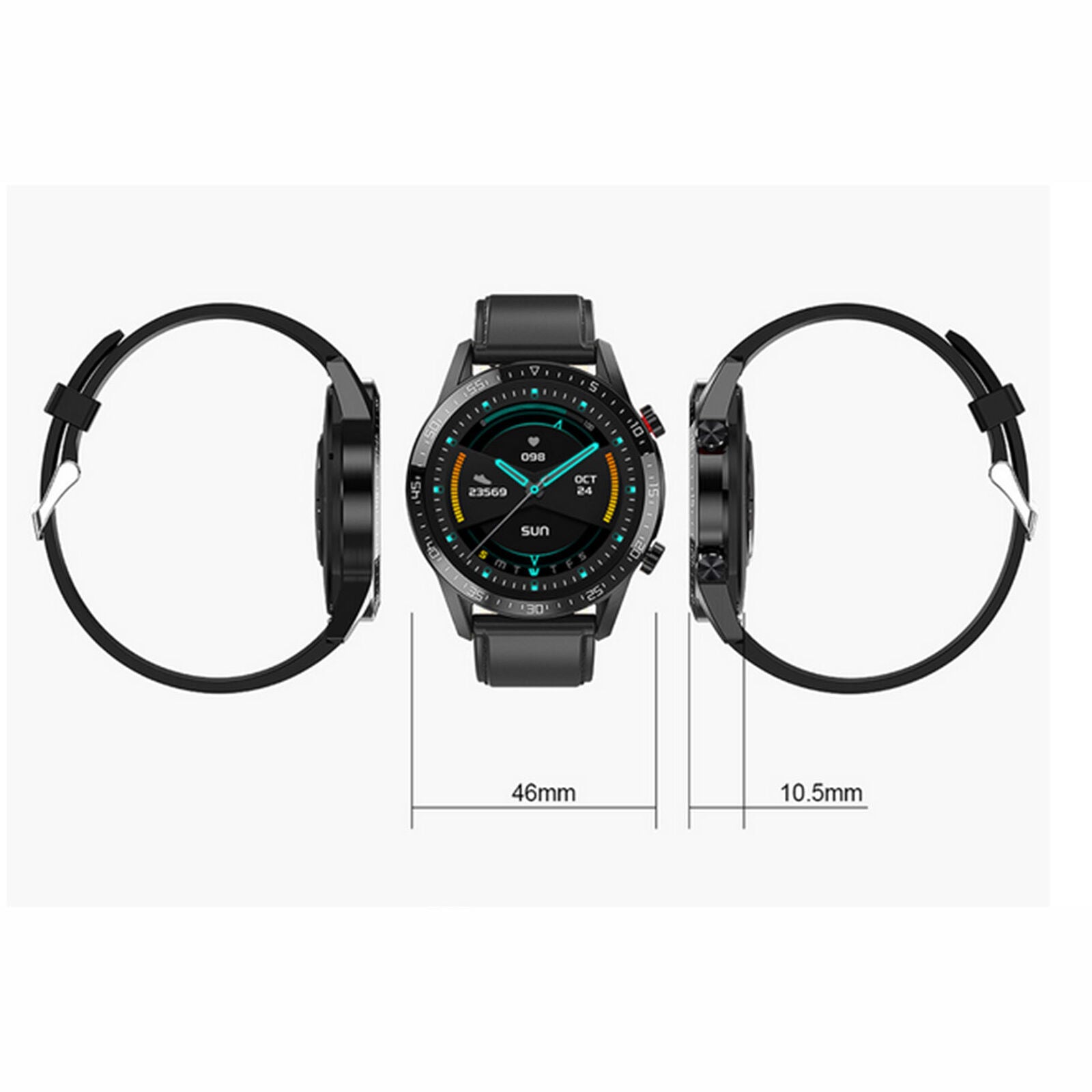 Smart Bracelet Sport Smart Watch Body Temperature Heart Rate Fitness Monitor
