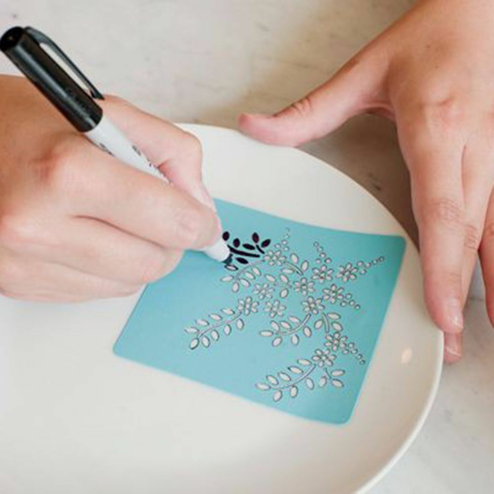 13pcs Embossing Template Scrapbooking Walls Painting Layering Stencils DIY Tool.