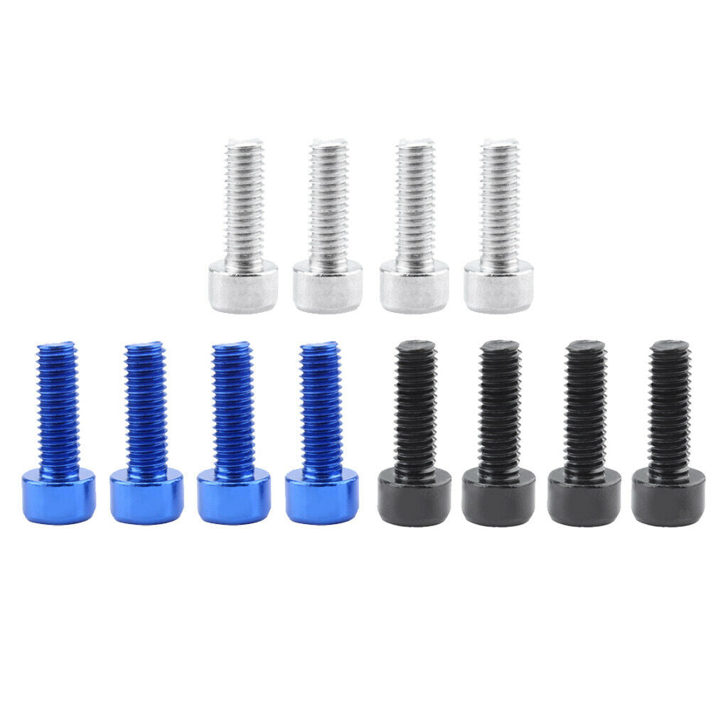 12 Pieces Montain Bike Water Bottle Cage Holder Bolts Screws Accessories