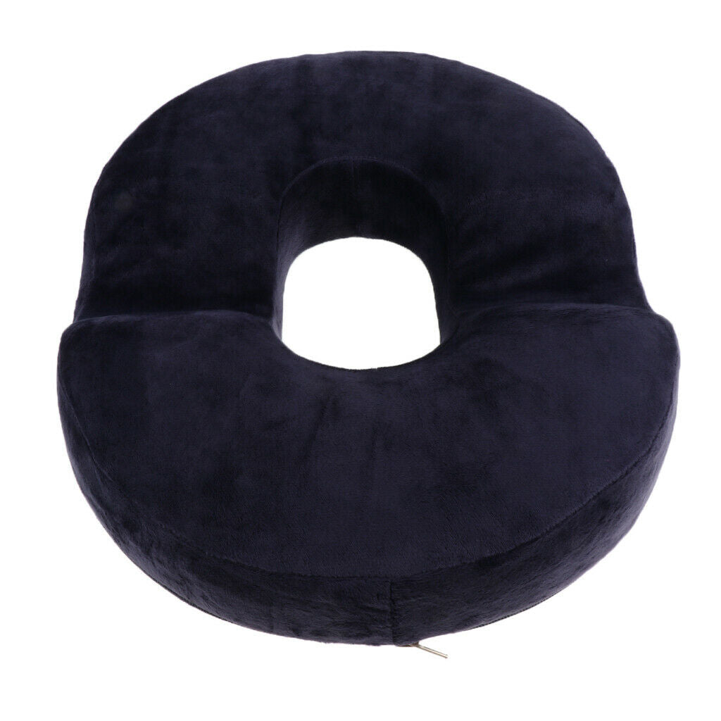 2 x Donut Seat Cushion Pillow Memory Foam Orthopedic Tailbone Pain Relief