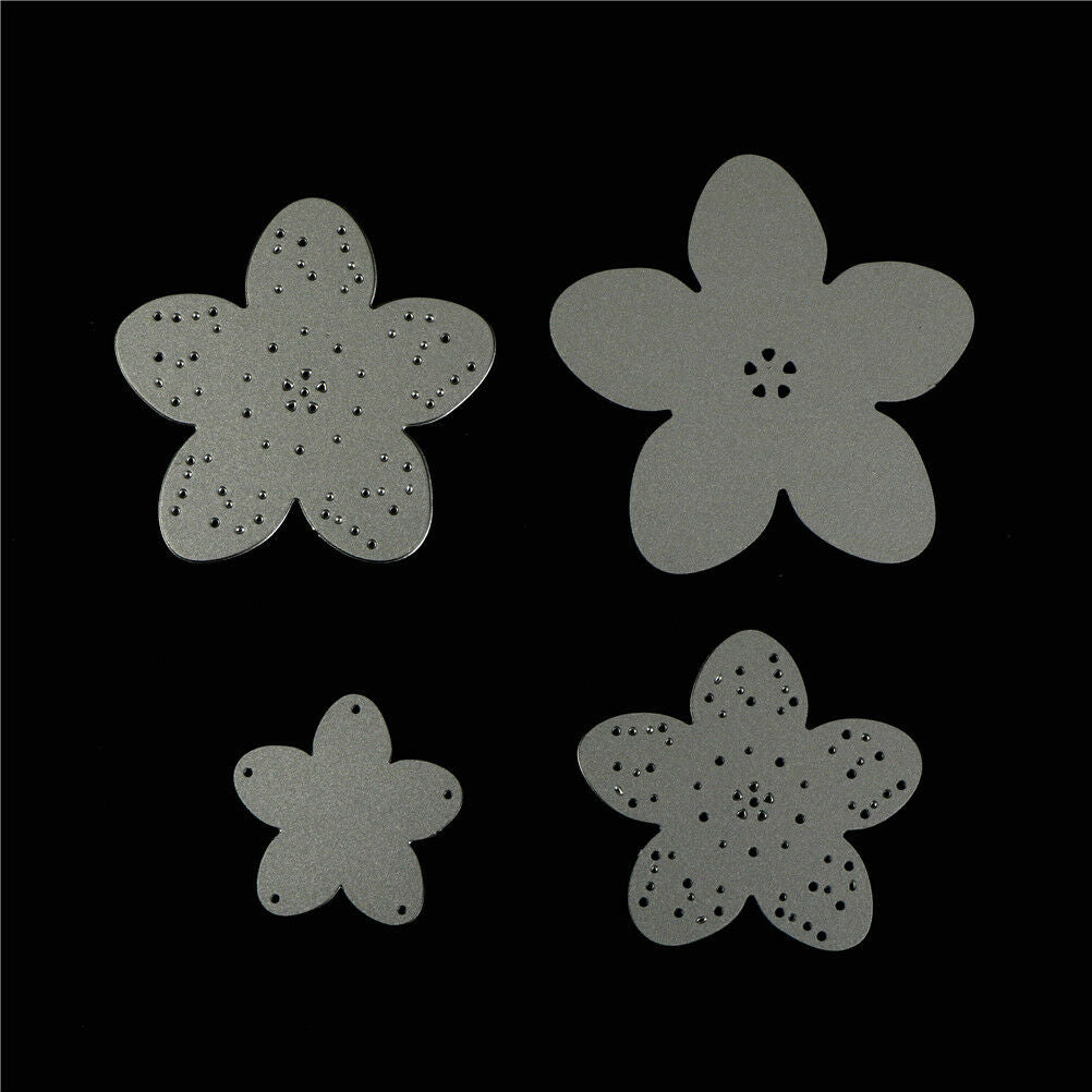 4pcs attractive Flowers Cutting Dies for DIY Scrapbook/photo album Decora.l8