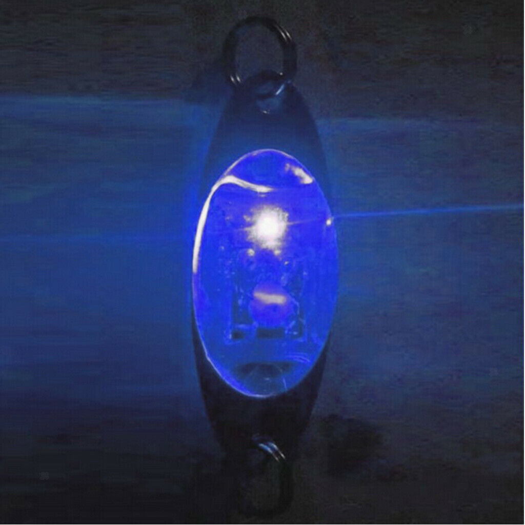 5 Colors Led Deep Drop Underwater Diamond Fishing Flashing Light Blue