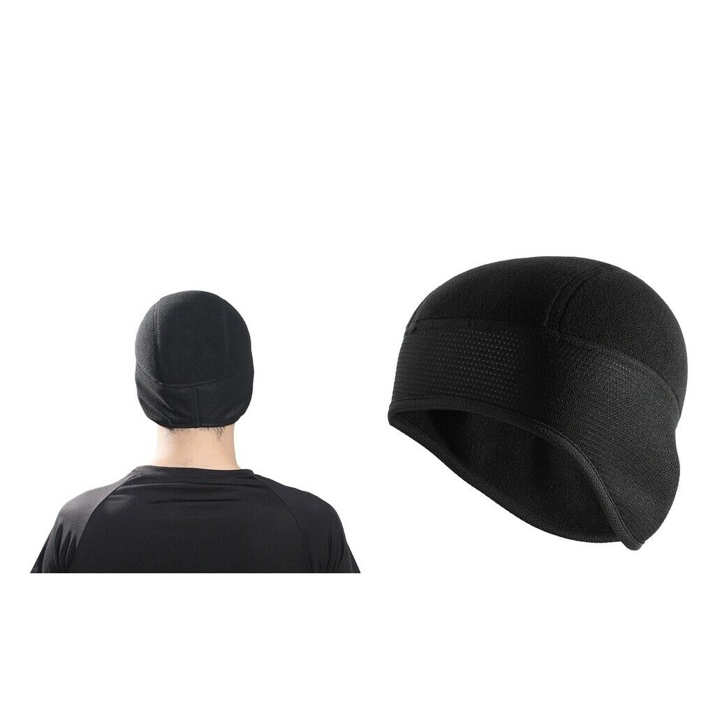 2Pcs Outdoor Sports Hat Winter Thermal Fleece Cycling Running Ear Warm Fleece