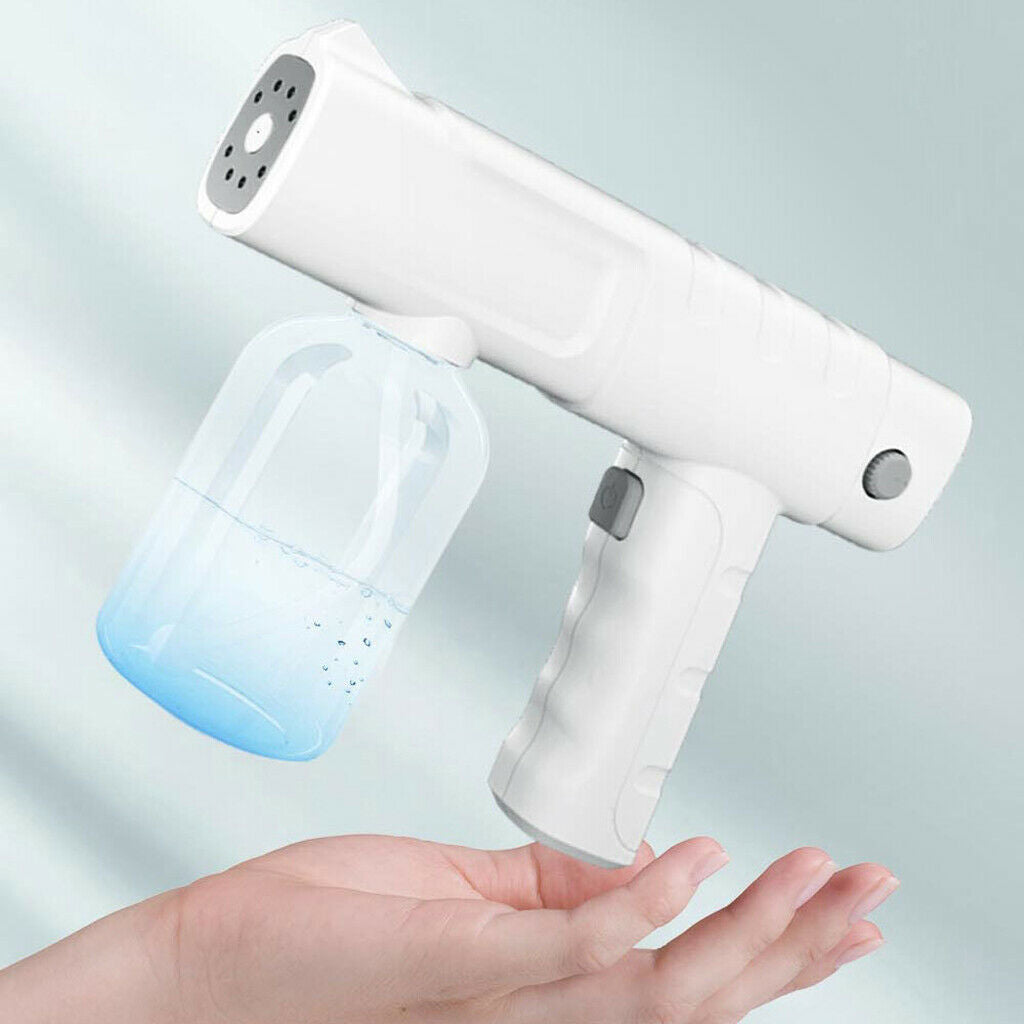 Nano Blue Light Sprayer Sanitizer Home Office Car Disinfection Fogger 600ml