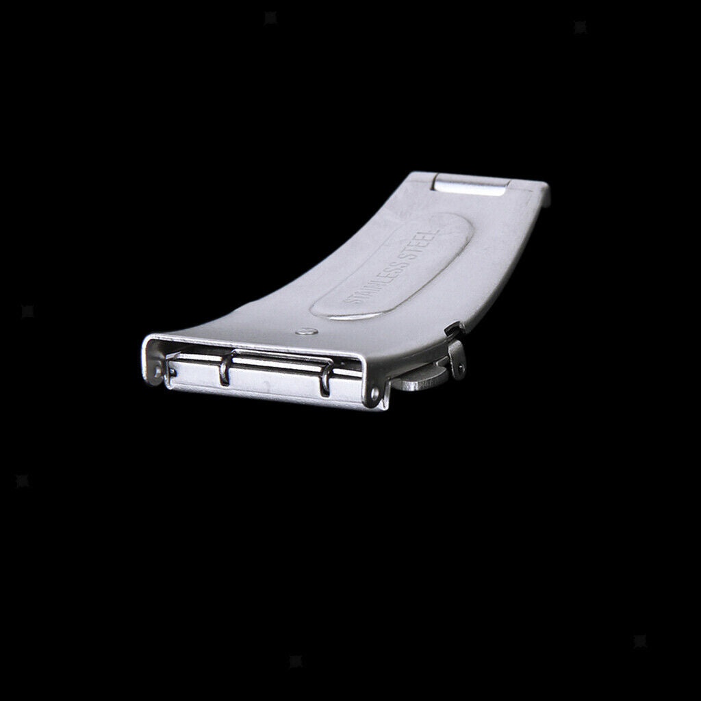 20mm Stainless Steel Double Deployment Clasp Buckle For Watch Band Strap
