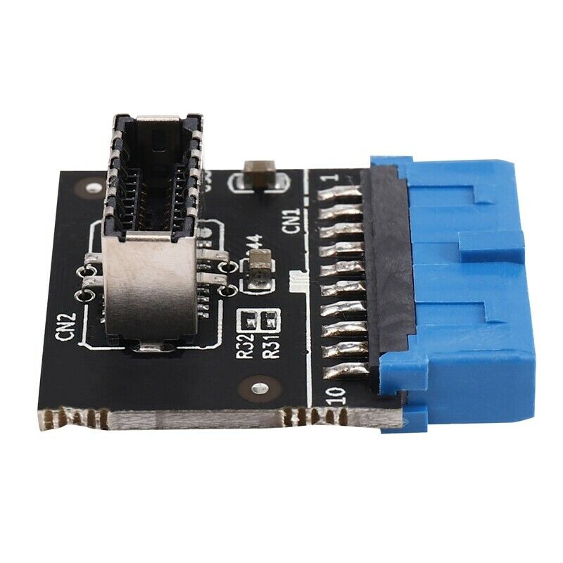 Computer Motherboard USB 3.0 Front 19-Pin to 3.1 Type-C Front Panel Header TX6H2