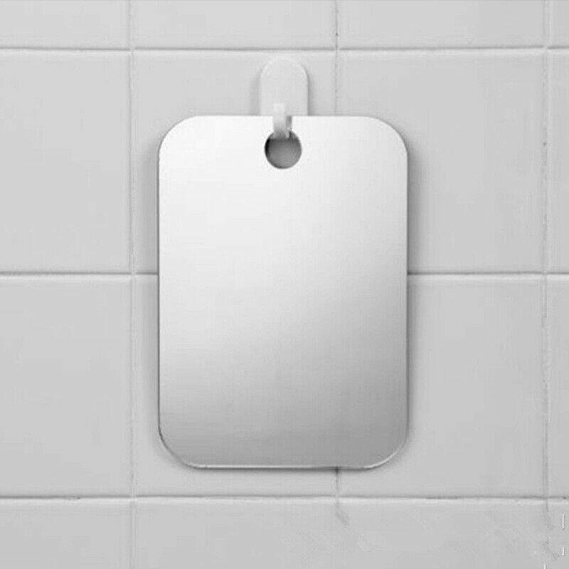 Anti Fog Shower Mirror Shower Shave Mirror Acrylic Fogless Fog Bathroom WashBDF