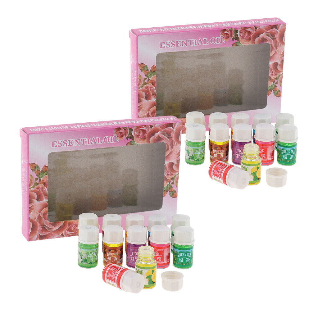 24Pcs 3ML Pure Essential Aromatherapy Oil Gift Set for Diffuser Oxygen Bar