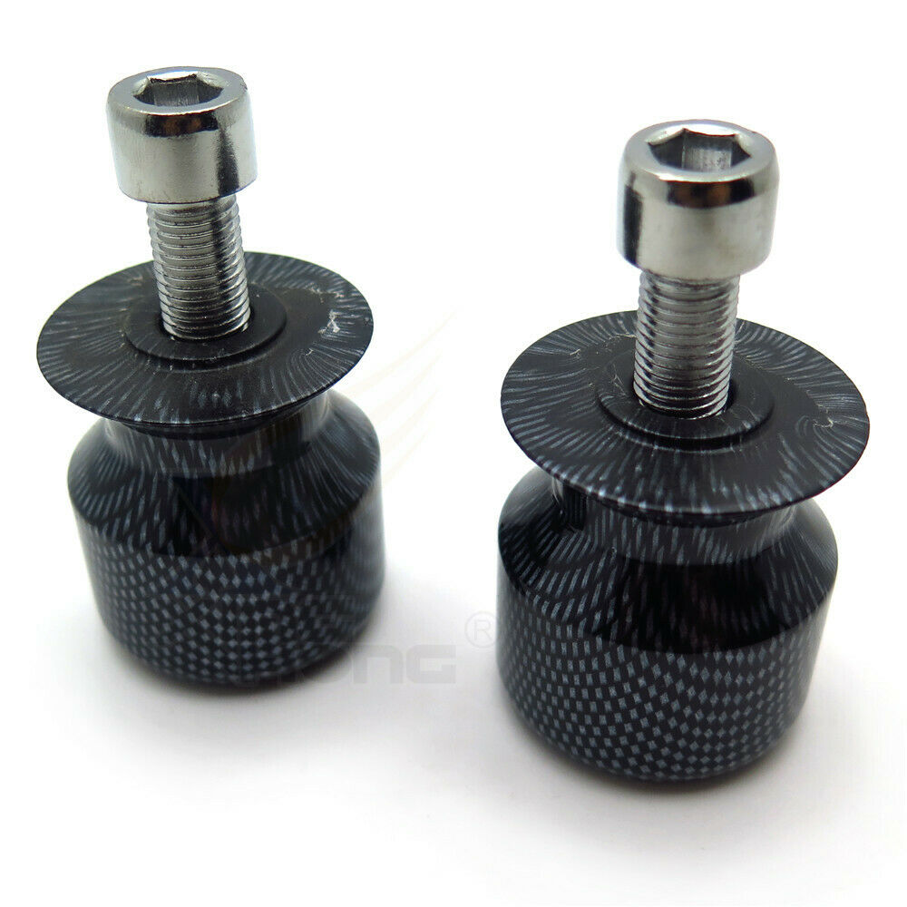 Swingarm Spools 10mm For Kawasaki Ninja 250 Zzr600 650R Z1000 Zx12R Carbon