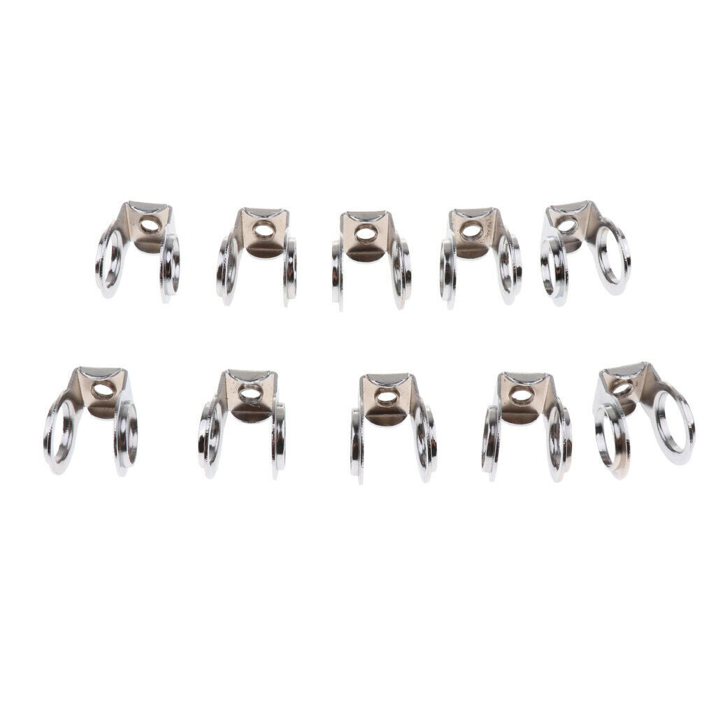 10Pcs Drum Tom Cymbal Holder Rack Clamp Drum Set Mounting Fixing Parts 22mm