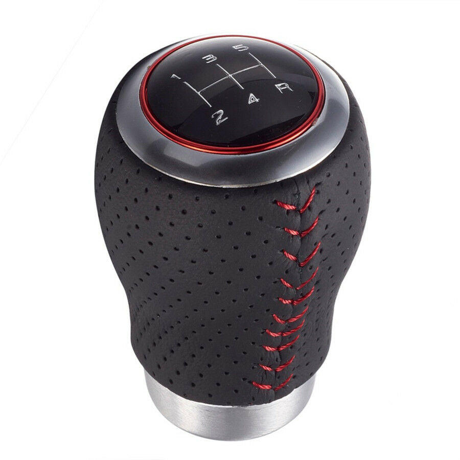 1x Universal 5 Speed Car Gear Shift Knob Metal Gear Head Manual Shift Lever Knob