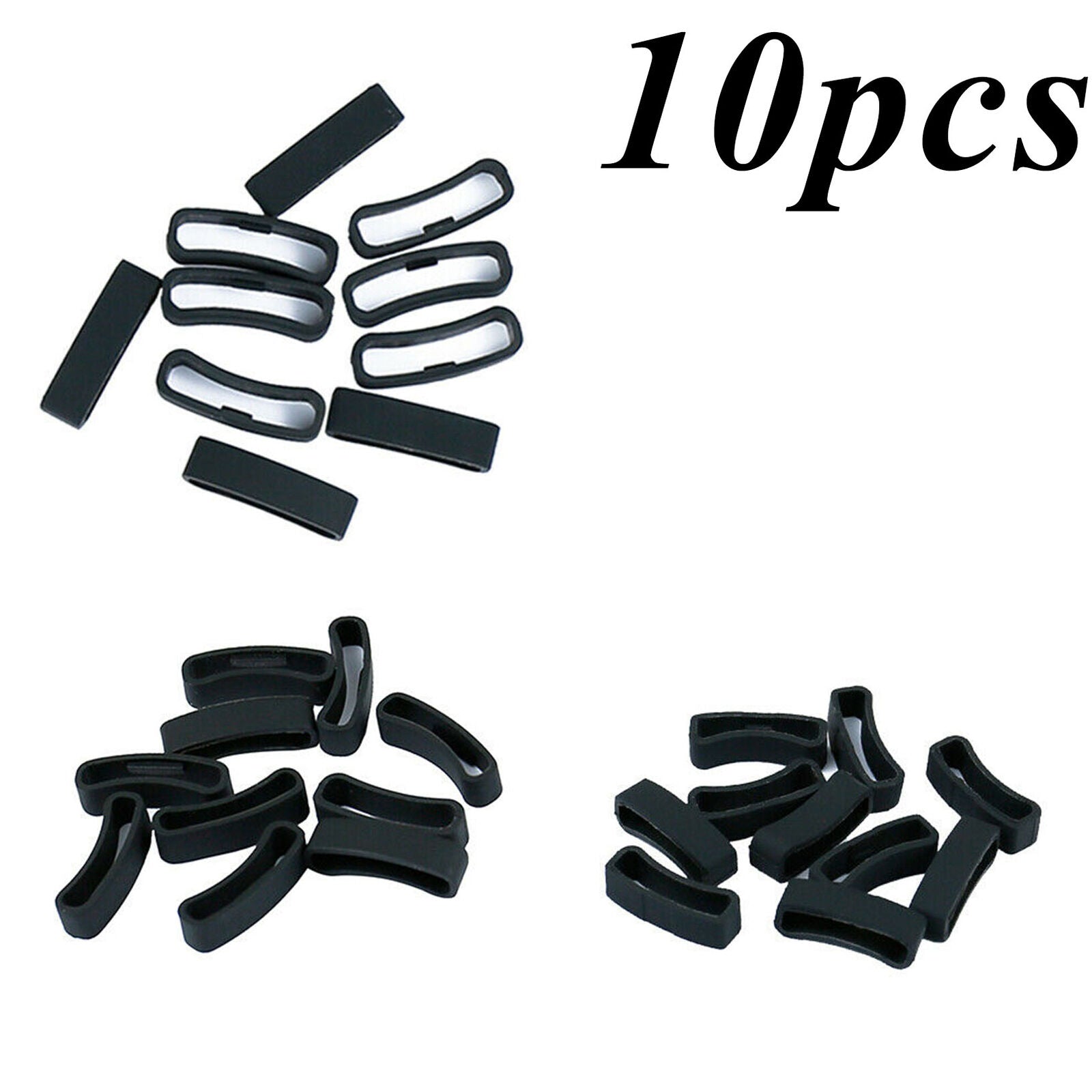 10pcs Silicone Fastener Ring for Sunnto Core Watch Strap Security Retainer