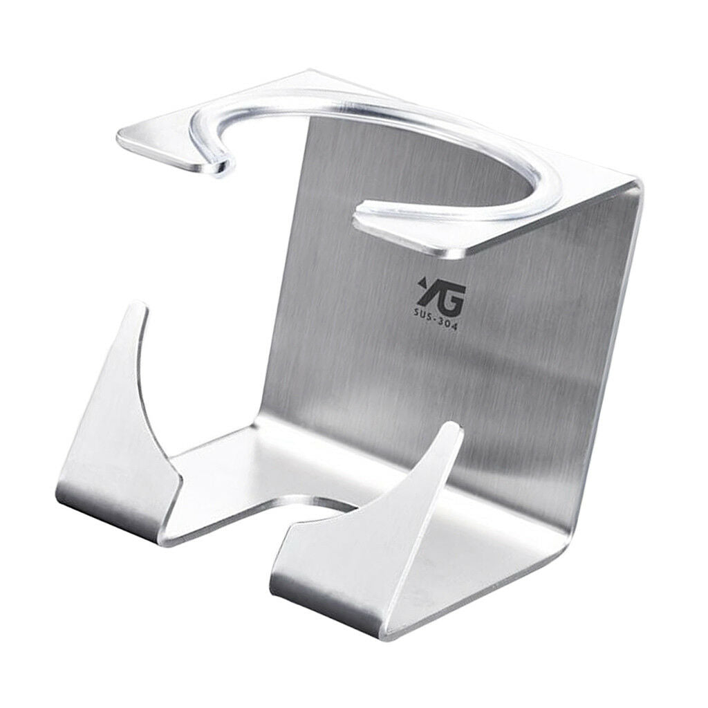 Razor Holder Shaver Storage Rack Hook with Self Adhesive Gum Stainless Steel