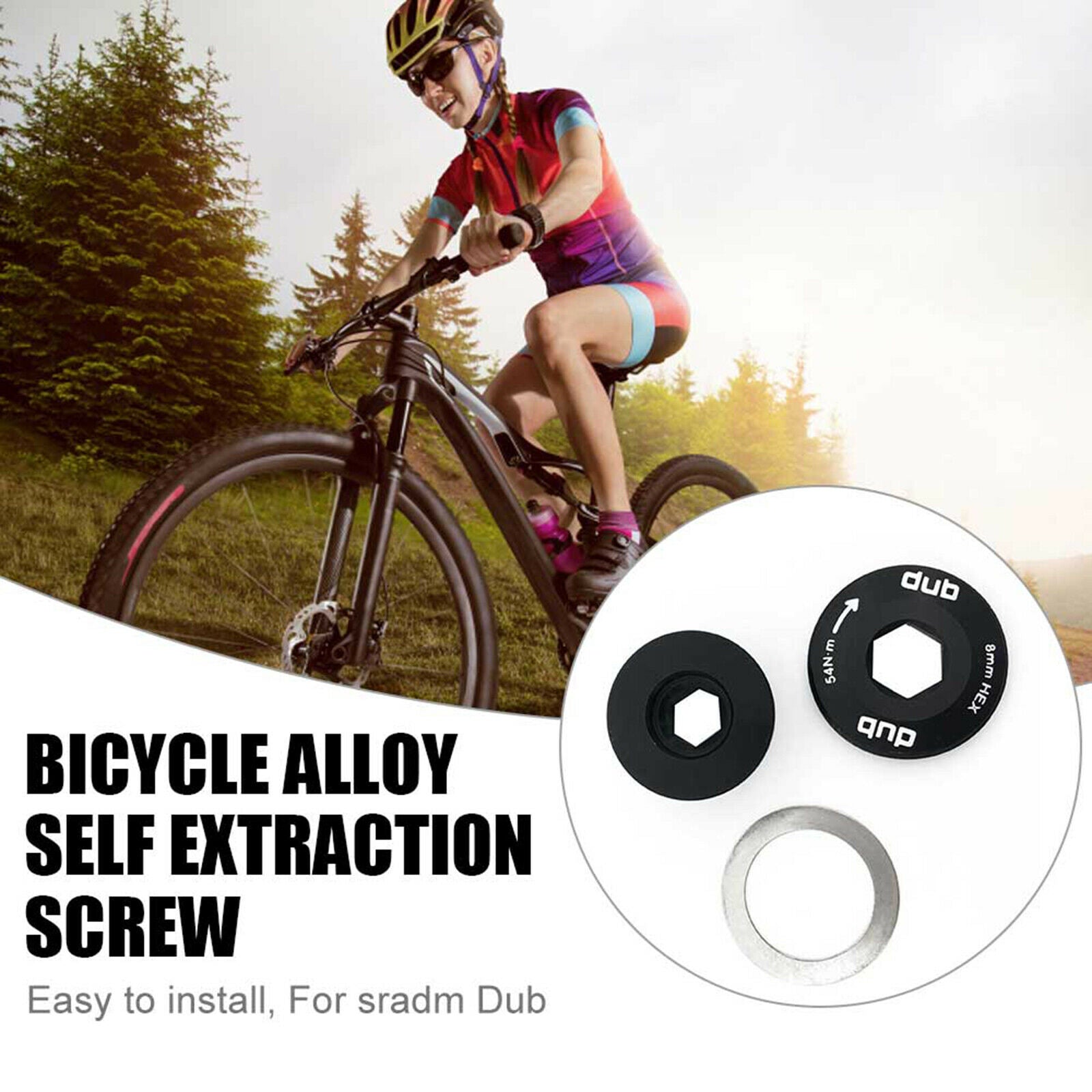 M18 / M30 Bicycle Crank Bolt Bicycle Crank  Bracket