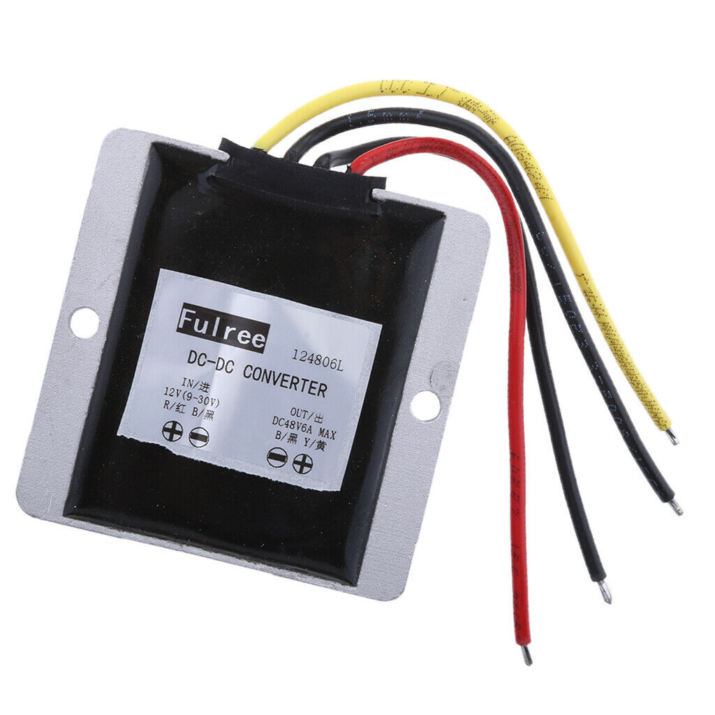 DC/DC Converter 12V/24V Step up to 48V/6A Volt Regulator Power Supply Module